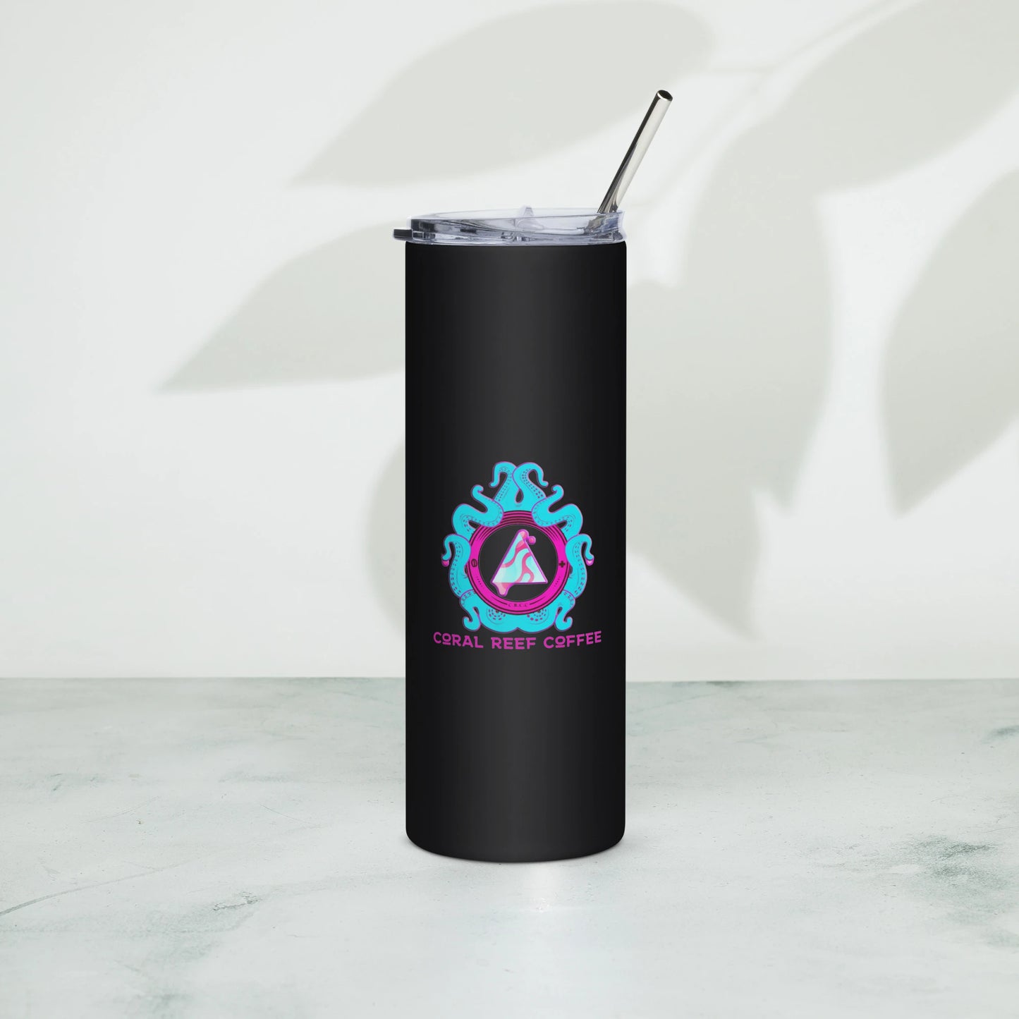 Alt. Logo Stainless Steel Tumbler - Coral Reef Coffee Company